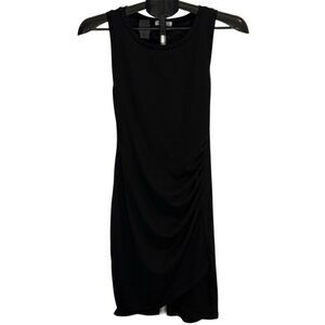 Leith Ruched Side Tank Dress Black  Size S. Small.